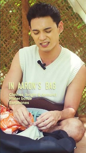 👜CAMPERS UNPACK: AARON 🌟✈️