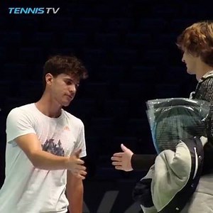 Thiem & Zverev: better at tennis than handshakes 😂 Watch them in the Mutua Madrid Open final LIVE and on-demand on Tennis TV | Tennis TV