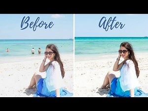 HOW TO EDIT BEACH PHOTOS - Lightroom Tutorial