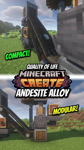 Automating Further with Andesite Alloy in Minecraft