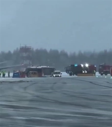 2.3K views · 22 reactions | ▶️ Lithuania's Vilnius International Airport temporarily closes after Polish LOT aircraft slides off runway amid heavy snowfall. Presstv Programs | Presstv Programs | Facebook