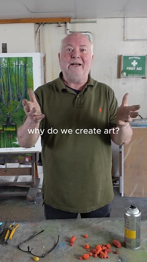 Mackenzie Thorpe on Instagram: "Why do we create art? ❤️ This is short but feel like I need to do more videos on this. There are so many reasons. Being an artist and art means so much to us ❤️ The story’s our art tells and the emotions that we all feel are so powerful, they can have such a huge impact on people, society, the world ❤️ Would love to see you on my free Wednesday chat emails ❤️"