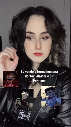Violet Zoe on Instagram: "menti? #hazbinhotel #vivziepop #vox #alastor #sirpentious"
