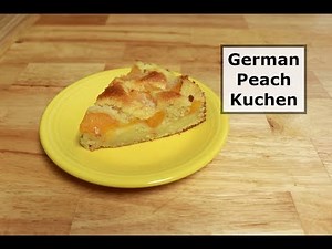 German Peach Kuchen