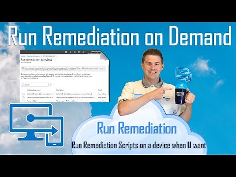 Run Remediation (Script) On Demand in Intune