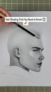 Hair Shading Trick You Need to Know! 😱✍️ Learn an easy step-by-step trick to shade hair realistically! Use soft layers, gentle blending, and highlight areas to create depth and texture. Perfect for portrait sketches & beginners ✨ Materials Used: ✏️ Graphite Pencils (HB, 2B, 4B) 🗒 Smooth Drawing Paper / Bristol Sheet 🖌 Blending Brush or Tissue ⚪ Eraser for highlights #drawing #hairdrawing #arttutorial #sketch #portraitdrawing #realisticdrawing #hairshading | Easydrawingclub