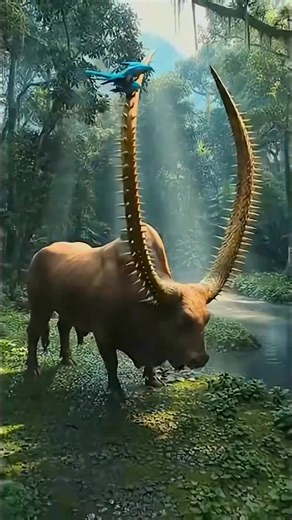 Unbelievable Bull with Big Horns Spotted in Amazon Jungle