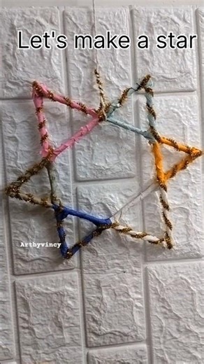 How to Create a Star Art Tutorial diy (Star Art for Beginners)