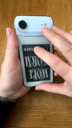 XTEINK X4 fits the iPhone Air perfect - stop doomscrolling and start reading! #xteink #ereader