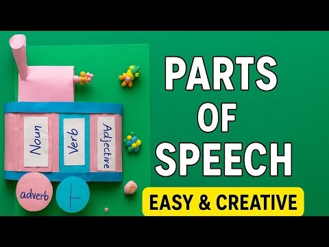 Parts of Speech Project | English Grammar Demo Lecture | Creative Learning | T5 Spark
