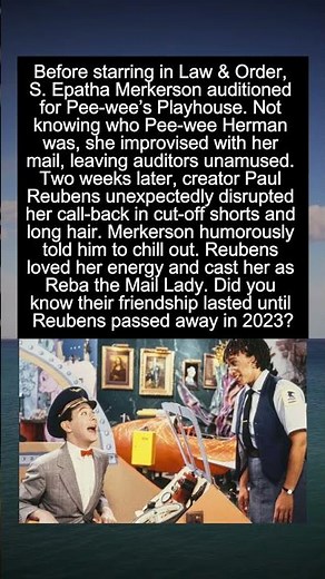 S. Epatha Merkerson Recalls Her Unforgettable Pee-wee’s Playhouse Audition #PEEWEEHERMAN