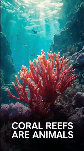 Coral Reefs Are Actually Animals, Not Plants!