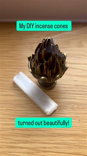 ✨ DIY Incense Success! ✨ After making these cones last Saturday…Here are my results: They dried quicker than I expected… in only 3 days. It burns evenly & steadily. The aroma is amazing 🌿💛 Perfect for creating a calming, cozy vibe at home. 💡 Tip: Try making your own and fill your space with natural, soothing scents. 🎁 Use code JULIANA for 10% off @mysticmoments! 🎥 Watch my linked tutorial reel to learn how to make your own! #DIYIncense #HandmadeAromas #RelaxationVibes #MysticMoments #Natura