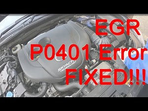 Mazda 6 GJ 2.2 diesel Skyactiv P0401 EGR Cleaning EGR fault & de-carbon intake system
