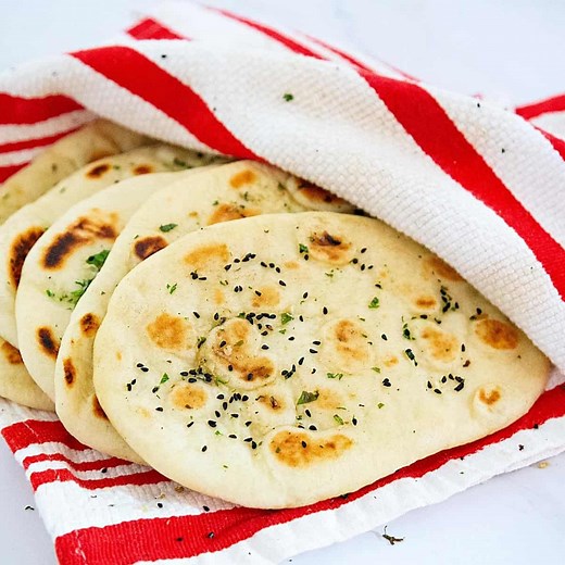 Authentic Naan Recipe - Classic or Garlic Butter Naan