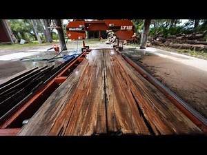 Sweet Gum, Eastern Red Cedar and a Mystery Log on the Sawmill!