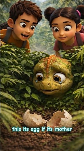 Two kids in the jurassic world 🌎 Day 14 #ai #aishorts #aivideo #shorts