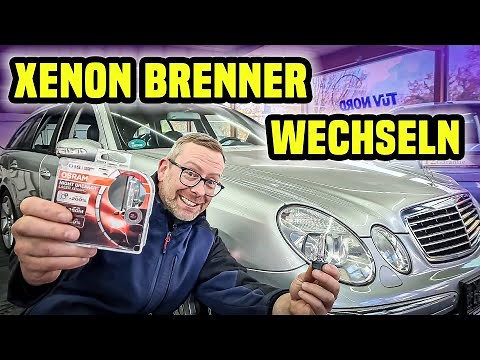 Mercedes E Class W211 Xenon Bulb Replacement