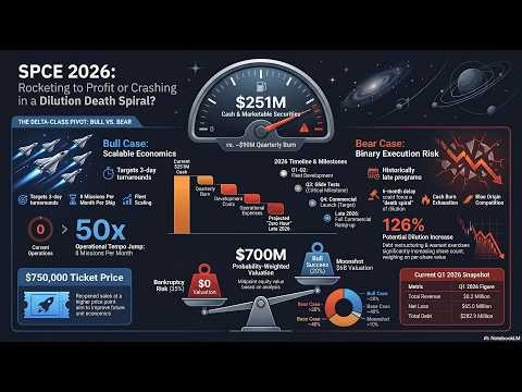 SPCE Under the Microscope: $90M Burn, 126% Dilution, and the 2026 Survival Test