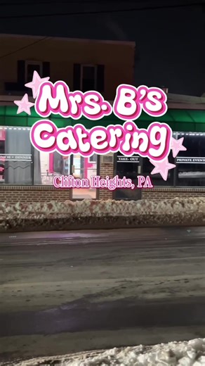 Mrs B’s Catering is new on the Delco Food Scene and bringing the soul! Located just off of Springfield Rd, this is a gem you don’t want to miss. With a menu that has it all, this southern style cooking will have you planning your next visit in no time 🍗🥘🍛🤤 Address: 24 S Springfield Rd, Clifton Heights,Pa 19018 #Delco #delawarecountypa #delcopa #mainline #delcotiktok