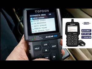 TOPDON ArtiLink 500 AL500 Scan Tool Demo/Review - Code Reader Scanner