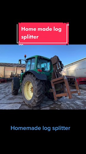 DIY Log Splitter: Homemade Heavy Equipment for Wood Chopping