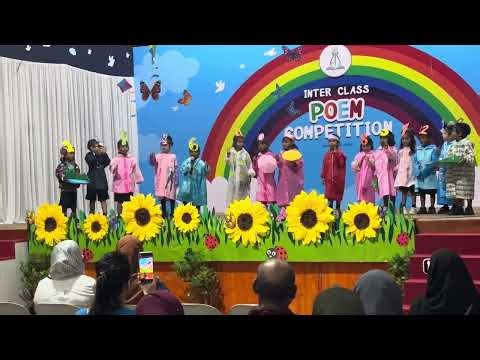 One puddle, 2 puddles poem by UKG kids.