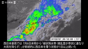 ひまわり８号：気象衛星画像で今夏振り返る（提供）
