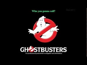 Ghostbusters theme song - Backwards