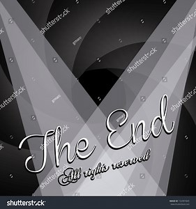 End Label Over Black Background Vector Stock Vector (Royalty Free) 152991845 | Shutterstock