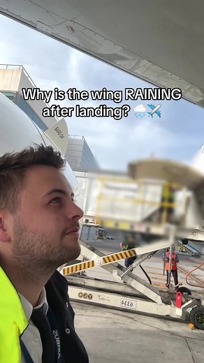 Why Do Aircraft Wings Condense Water After Landing?