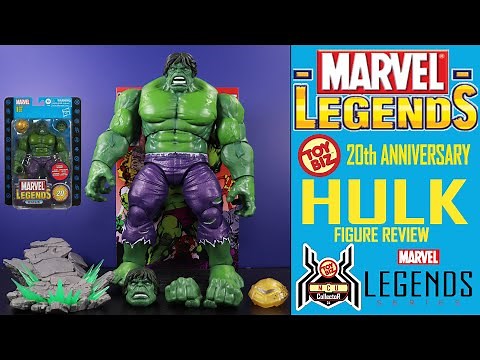 Marvel Legends 20th Anniversary HULK ToyBiz Series 1 Vintage Retro Figure Review