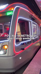 13K views · 100 reactions | No plans this weekend? No problem!  METRO has you covered with easy, affordable rides to all the festive events in Downtown Houston. Forget the parking, just relax and take in the holiday magic! ✨ For event details, visit VisitHouston.com/CityLights To plan your trip, visit RideMETRO.org | Houston METRO | Facebook