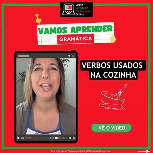 Learn European Portuguese Online on Reels