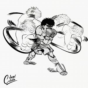 Trông 2D nhưng là 3D 😃 Nhân vật chính trong Hajime no Ippo được tái hiện theo phong cách Manga 3D. Tác giả Angel Corona thực hiện với ZBrush và Blender. | 3DF