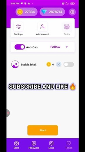 top follow app code hack | top follow coin hack | top follow