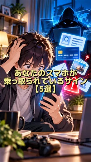 あなたのスマホが乗っ取られているサイン5選 #心理学 #スマホ #不正ログイン #shorts