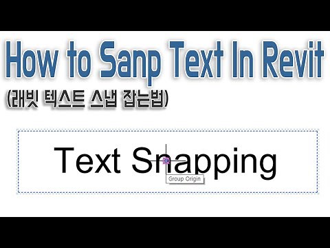 How to snap Text or Label In Revit | Revit Tips