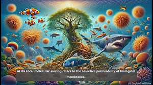 Molecular sieving in biology