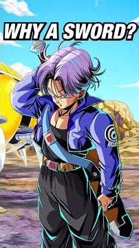 Why Does Future Trunks use a Sword? #dragonball #dbz #goku