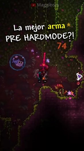 La mejor arma melee pre hardmode 😱 #terraria #maggieozs #filodelanoche #terrariameme #prehardmode