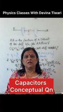 Conceptual Qn on Capacitor — Don’t Miss This One! #capacitors #shorts