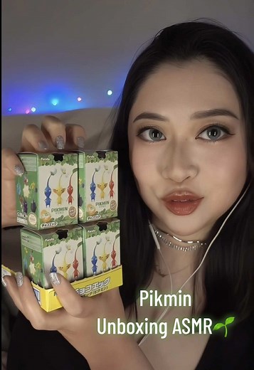 ASMR pikmin unboxing #asmr #asmrsounds #unboxing #unboxingasmr #pikmin #ピクミン