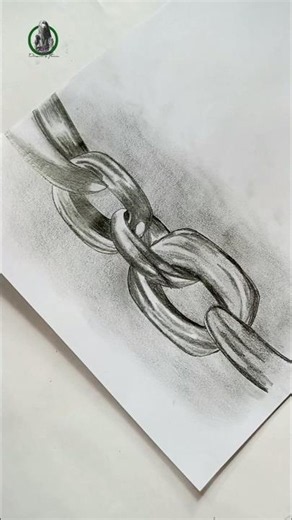 Drawing a Realistic Chain is Easier Than You Think! ✍️ #Shorts