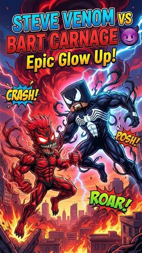 STEVE VENOM vs BART CARNAGE 😈 Epic Glow Up!