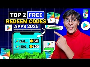 FREE REDEEM CODES INSTANT 🤩 | TOP 2 BEST FREE REDEEM CODE APP | FREE GOOGLE PLAY STORE REDEEM CODE