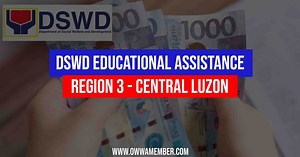 DSWD Educational Cash Assistance Region 3 Central Luzon