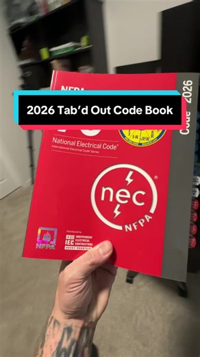 2026 NEC Tab’d Out Code Books #wkhk #thebasementking #books