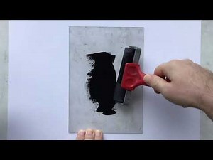 Monoprinting Timelapse