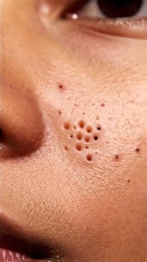 Nose Blackhead Extraction — Close Up